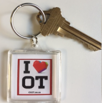 OT - I "Love" OT Key Chains